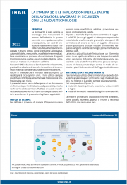 La stampa 3d e le implicazioni per la salute dei lavoratori