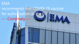 EMA recommends first COVID-19 vaccine for authorisation in the EU 