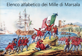 Elenco alfabetico dei Mille di Marsala Elenco alfabetico dei Mille di Marsala