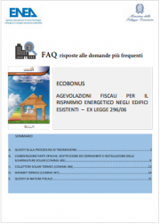 FAQ ECOBONUS ENEA FAQ ECOBONUS ENEA
