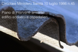 Circolare Ministero Sanità 10 luglio 1986 n.45