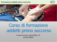 Formazione addetti primo soccorso