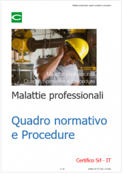 Malattie professionali: quadro normativo e procedure