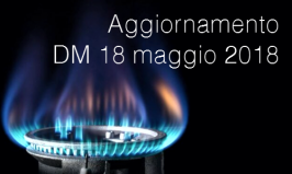 Aggiornamento DM 18 maggio 2018