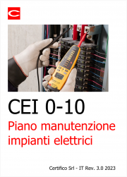 Piano Manutenzione impianti elettrici