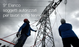 9° Elenco soggetti autorizzati per lavori sotto tensione 9° Elenco soggetti autorizzati per lavori sotto tensione
