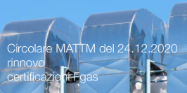 Circolare MATTM del 24.12.2020 | rinnovo certificazioni Fgas Circolare MATTM del 24.12.2020 | rinnovo certificazioni Fgas