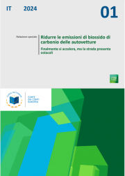 Relazione speciale 01/2024: Emissioni di biossido di carbonio autovetture