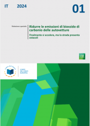 Relazione speciale 01/2024: Emissioni di biossido di carbonio autovetture Relazione speciale 01/2024: Emissioni di biossido di carbonio autovetture