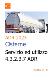 ADR 2023 | Cisterne Servizio ed utilizzo 4.3.2.3.7 ADR