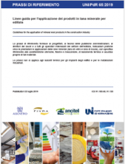 UNI/PdR 65:2019 Linee guida applicazione prodotti in lana minerale 