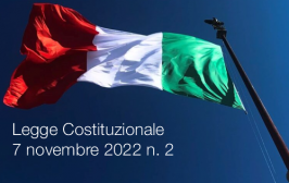 Legge Costituzionale 7 novembre 2022 n. 2