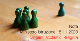 Nota Ministero Istruzione 18.11.2020 Dirigenti scolastici - fragilità 