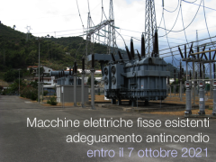 Macchine elettriche fisse esistenti: adeguamento PI entro il 7 ottobre 2021 e 2023