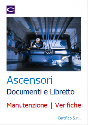 Libretto e documenti della manutenzione e verifiche ascensori