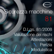 Certifico Sicurezza macchine 81 / Ed. 7.1 2023