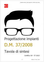 Progettazione impianti: Quadro generale DM 37/2008 e Tavola di sintesi Progettazione impianti: Quadro generale DM 37/2008 e Tavola di sintesi