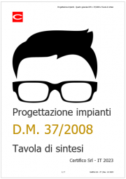 Progettazione impianti: Quadro generale DM 37/2008 e Tavola di sintesi