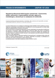 UNI/PdR 157:2024 - Standard professionali delle banche commerciali UNI/PdR 157:2024 - Standard professionali delle banche commerciali