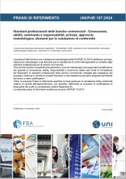 UNI/PdR 157:2024 - Standard professionali delle banche commerciali