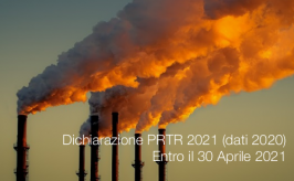 Dichiarazione PRTR 2021 (dati 2020) | Entro il 30 Aprile 2021
