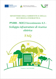 FAQ PNRR | Investimento sviluppo delle infrastrutture di ricarica elettrica