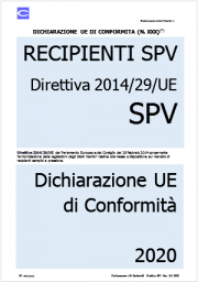 Dichiarazione UE di Conformità | Direttiva SPV