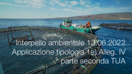 Interpello ambientale 13.06.2022 - Applicazione tipologia 1e) Alleg. IV parte seconda Dlgs 152/2006 Interpello ambientale 13.06.2022 - Applicazione tipologia 1e) Alleg. IV parte seconda Dlgs 152/2006