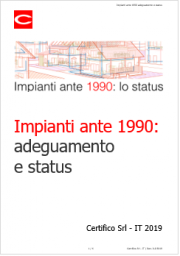 Impianti ante 1990: adeguamento e status