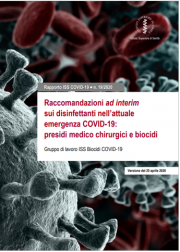 COVID-19 | Raccomandazioni ad interim sui disinfettanti COVID-19 | Raccomandazioni ad interim sui disinfettanti