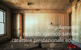 Regolamento requisiti igienico-sanitari di carattere prestazionale edifici 2023