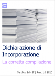 Dichiarazione di Incorporazione: la corretta compilazione