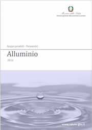 Parametri indicatori qualità nelle acque - Alluminio Parametri indicatori qualità nelle acque - Alluminio