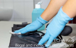 EU Member States report illegal and ineffective disinfectants | ECHA