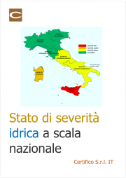 Stato di severità idrica a scala nazionale