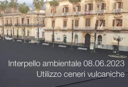 Interpello ambientale 08.06.2023 - Utilizzo ceneri vulcaniche Interpello ambientale 08.06.2023 - Utilizzo ceneri vulcaniche