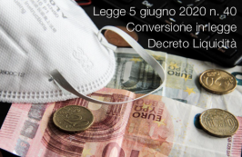 Legge 5 giugno 2020 n. 40 