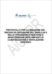 AiCARR Protocollo manutenzione impianti climatizzazione COVID-19