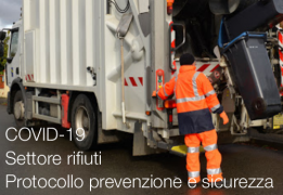 Protocollo per prevenzione e sicurezza dei lavoratori settore rifiuti