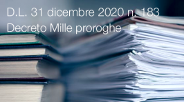 Decreto-Legge 31 dicembre 2020 n. 183 