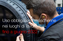 Uso obbligatorio mascherine nei luoghi di lavoro fino a giugno 2022 Uso obbligatorio mascherine nei luoghi di lavoro fino a giugno 2022
