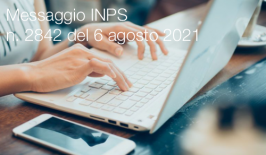 Messaggio INPS n. 2842 del 6 agosto 2021