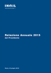 Relazione annuale Inail 2015