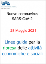 Linee guida Regioni e PA per la riapertura delle attività | 28.05.2021