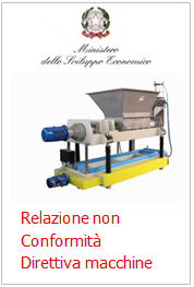 Relazione di non conformità Direttiva macchine