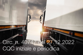 Circolare Prot. n. 40747 del 27.12.2022 - CQC iniziale e periodica