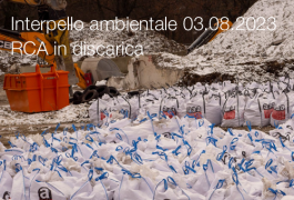 Interpello ambientale 03.08.2023 - Rifiuti contenenti amianto (RCA) in discarica Interpello ambientale 03.08.2023 - Rifiuti contenenti amianto (RCA) in discarica