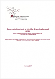Documento istruttorio ai fini della determinazione dei LEPTA Documento istruttorio ai fini della determinazione dei LEPTA