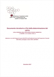 Documento istruttorio ai fini della determinazione dei LEPTA