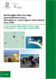 Monitoraggio della microalga potenzialmente tossica Ostreopsis cf. ovata Anno 2020 Monitoraggio della microalga potenzialmente tossica Ostreopsis cf. ovata Anno 2020